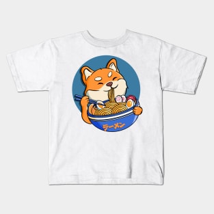 Shiba Inu Ramen Kids T-Shirt